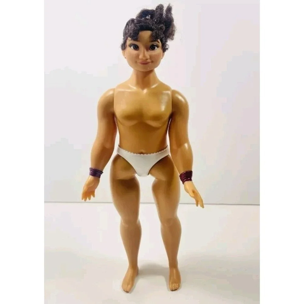 Disney Encanto Movie Luisa Doll Figure Colombian Buff‎ Strong Jakks Pacific 12